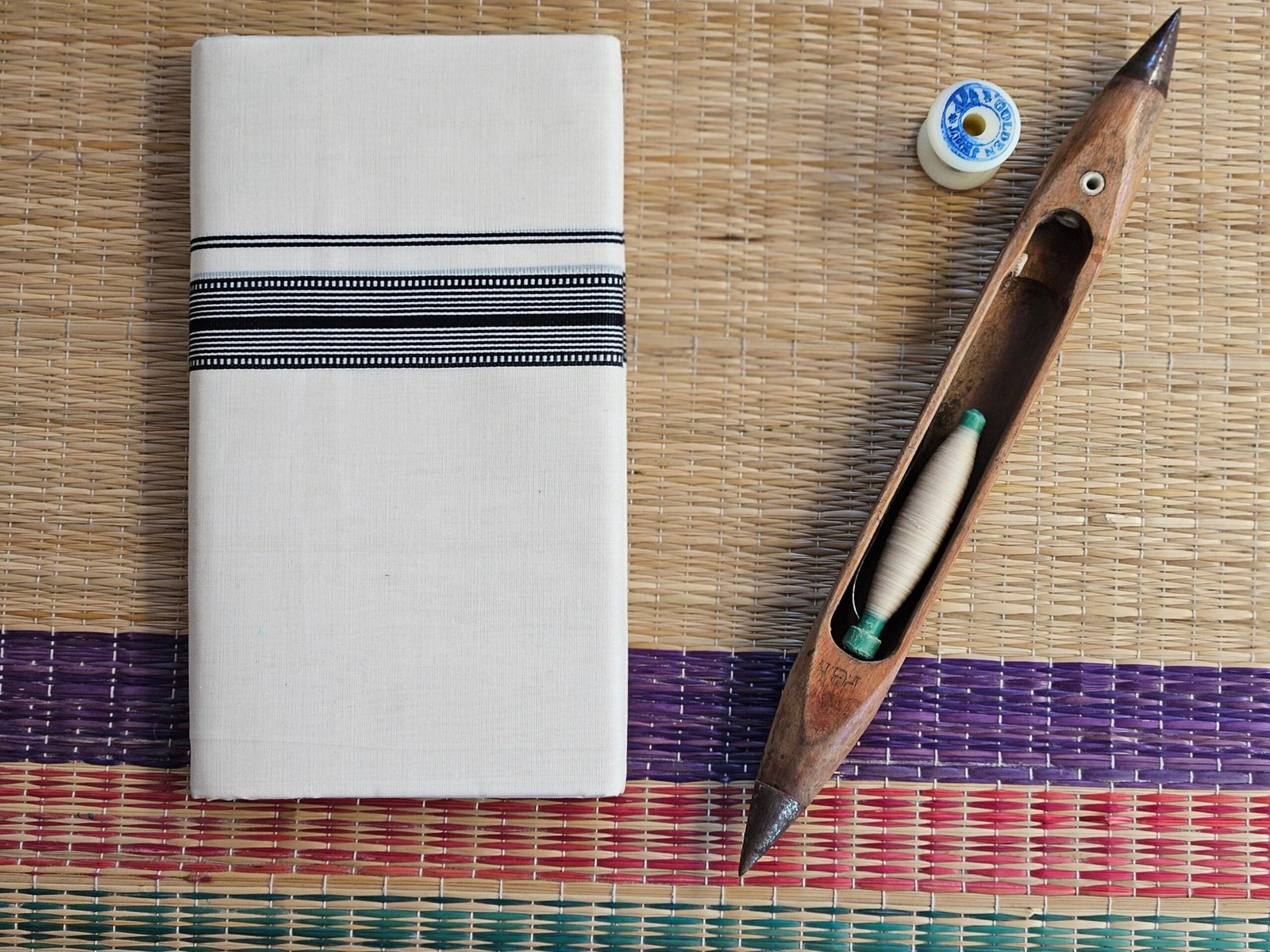 Kerala Pure Cotton Double Mundu 15