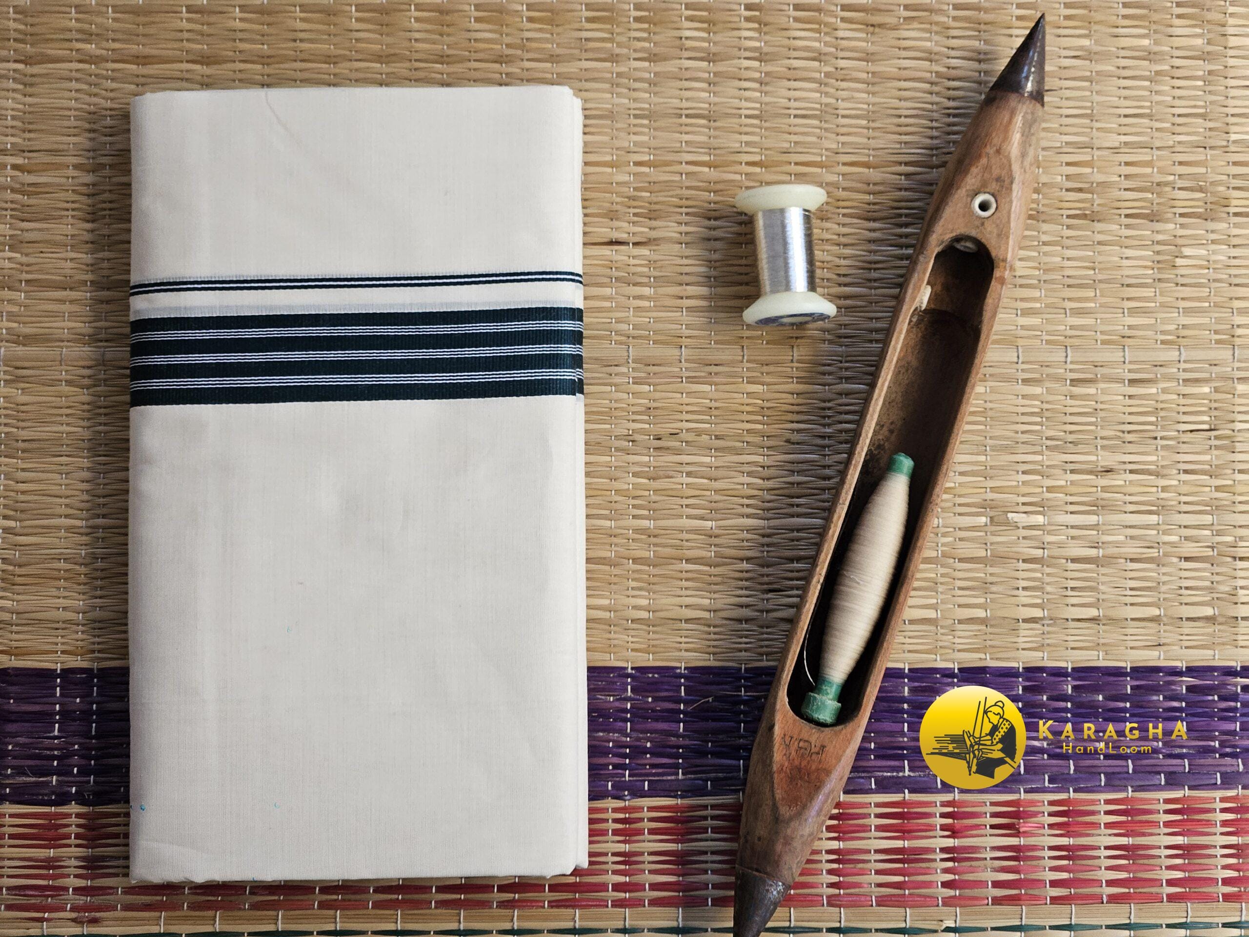 Kerala Pure Cotton Double Mundu 30