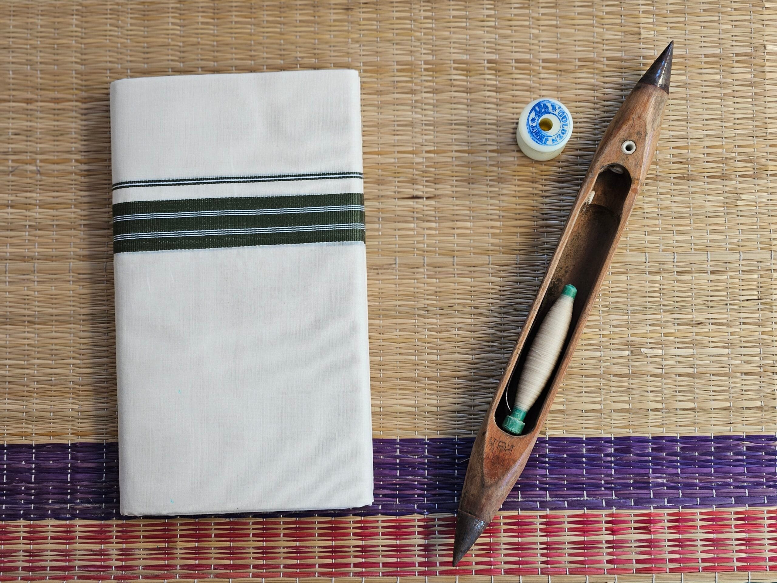 Kerala Pure Cotton Double Mundu 38