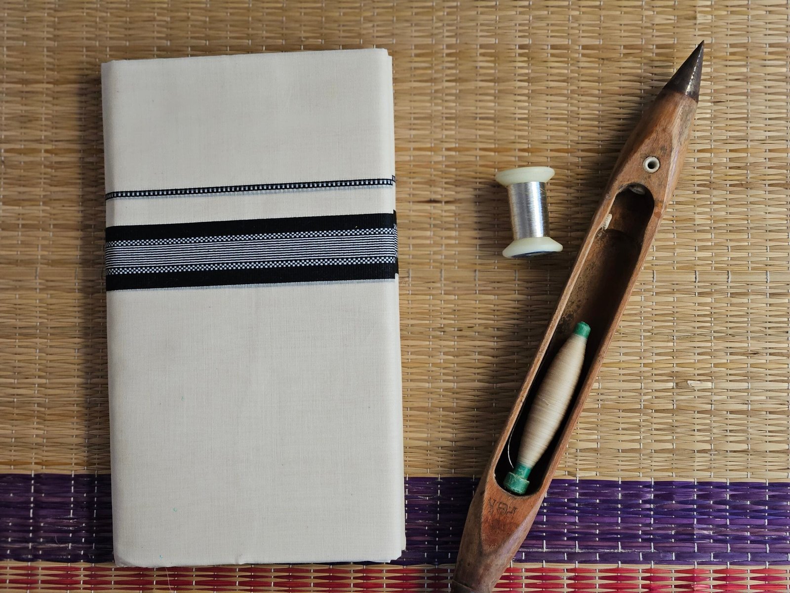 Kerala Pure Cotton Double Mundu 7