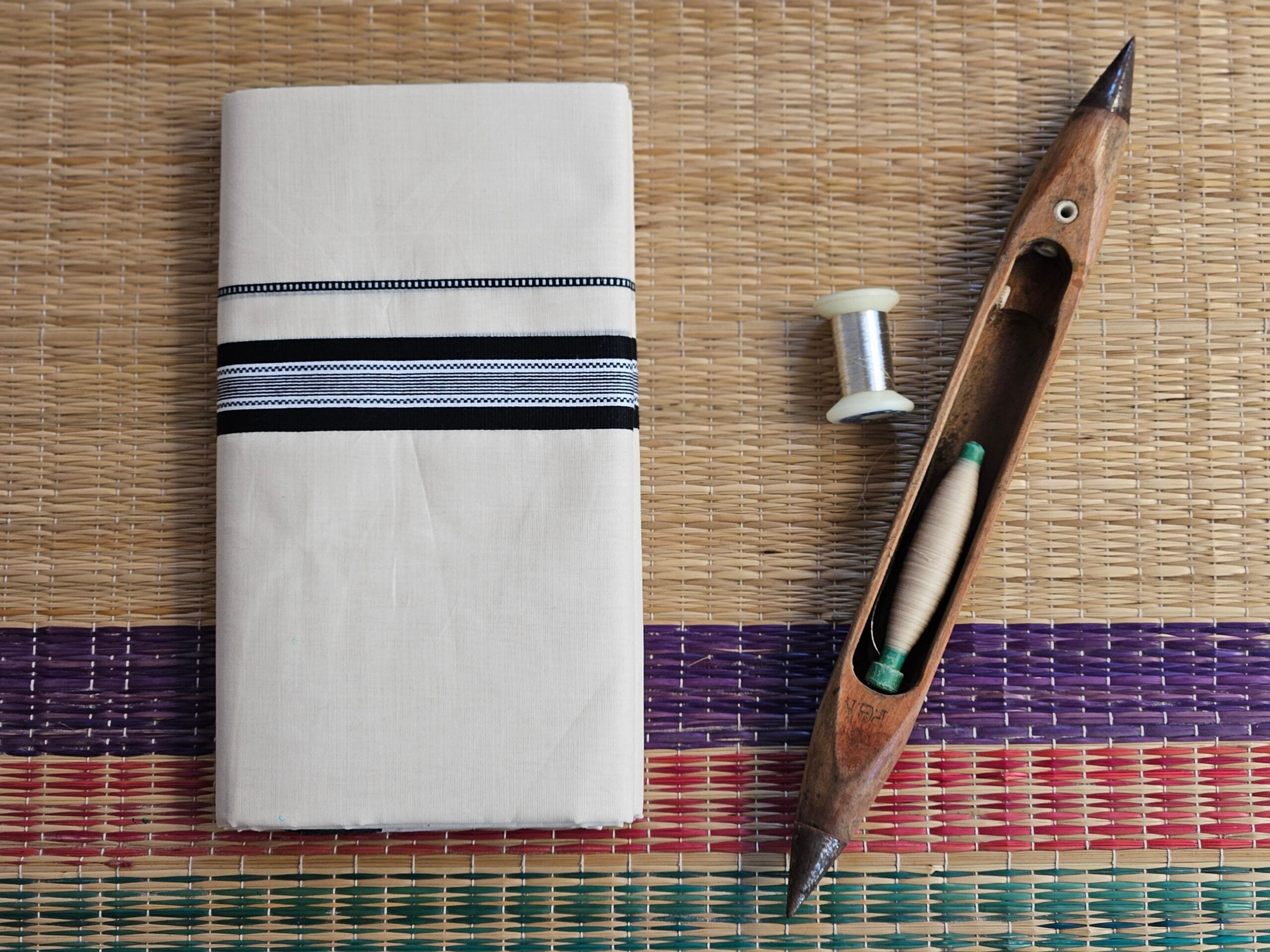Kerala Pure Cotton Double Mundu 8