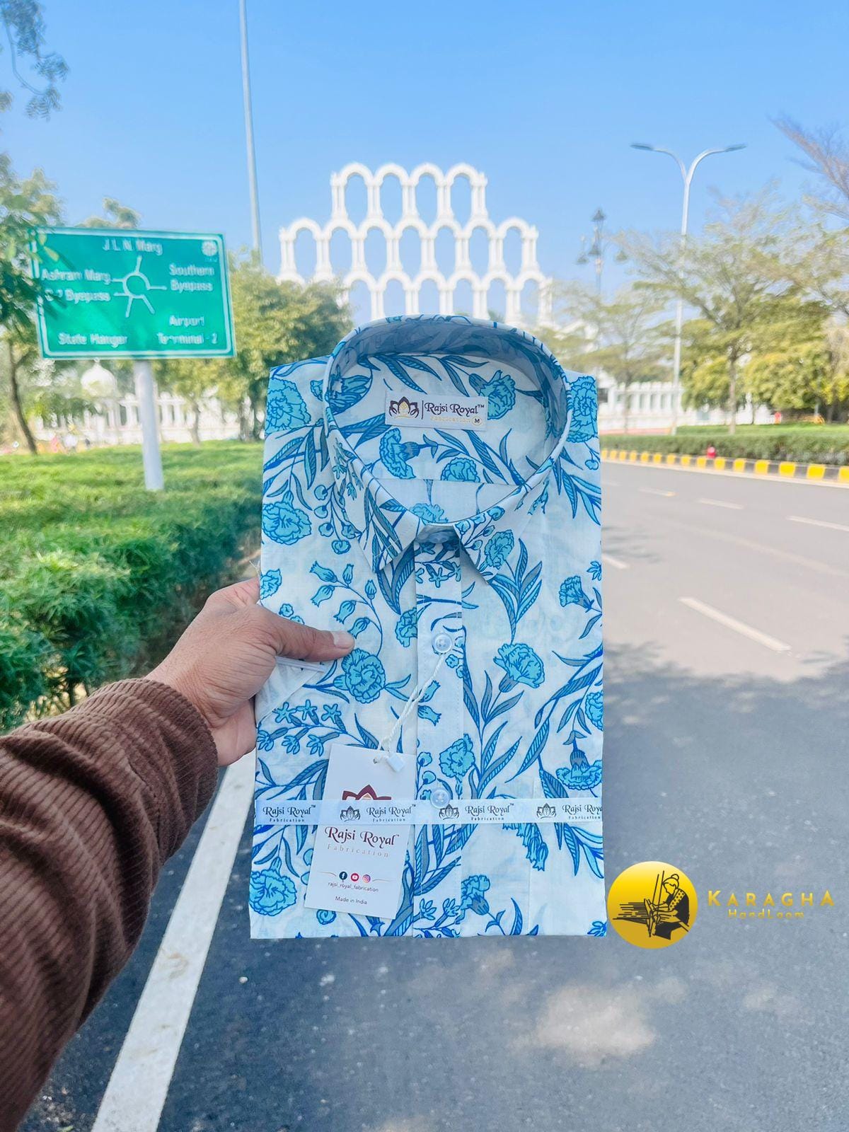 Ajrak print shirt 04