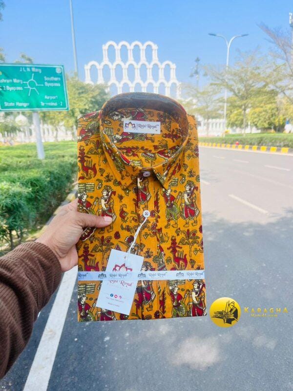 Ajrak print shirt 5