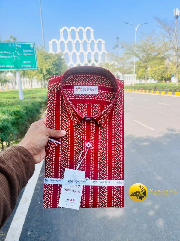 Ajrak print shirt