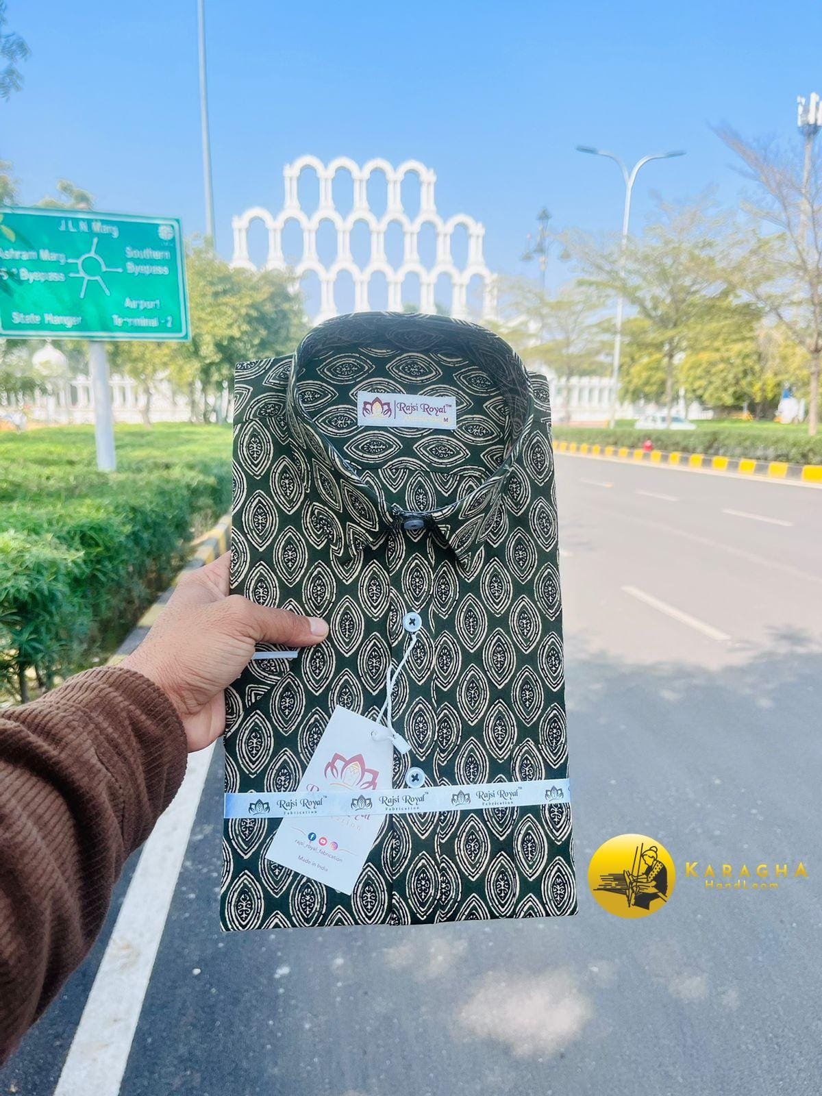 Ajrak print shirt