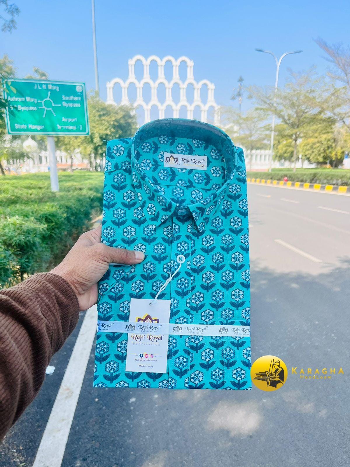 Ajrak print shirt 5