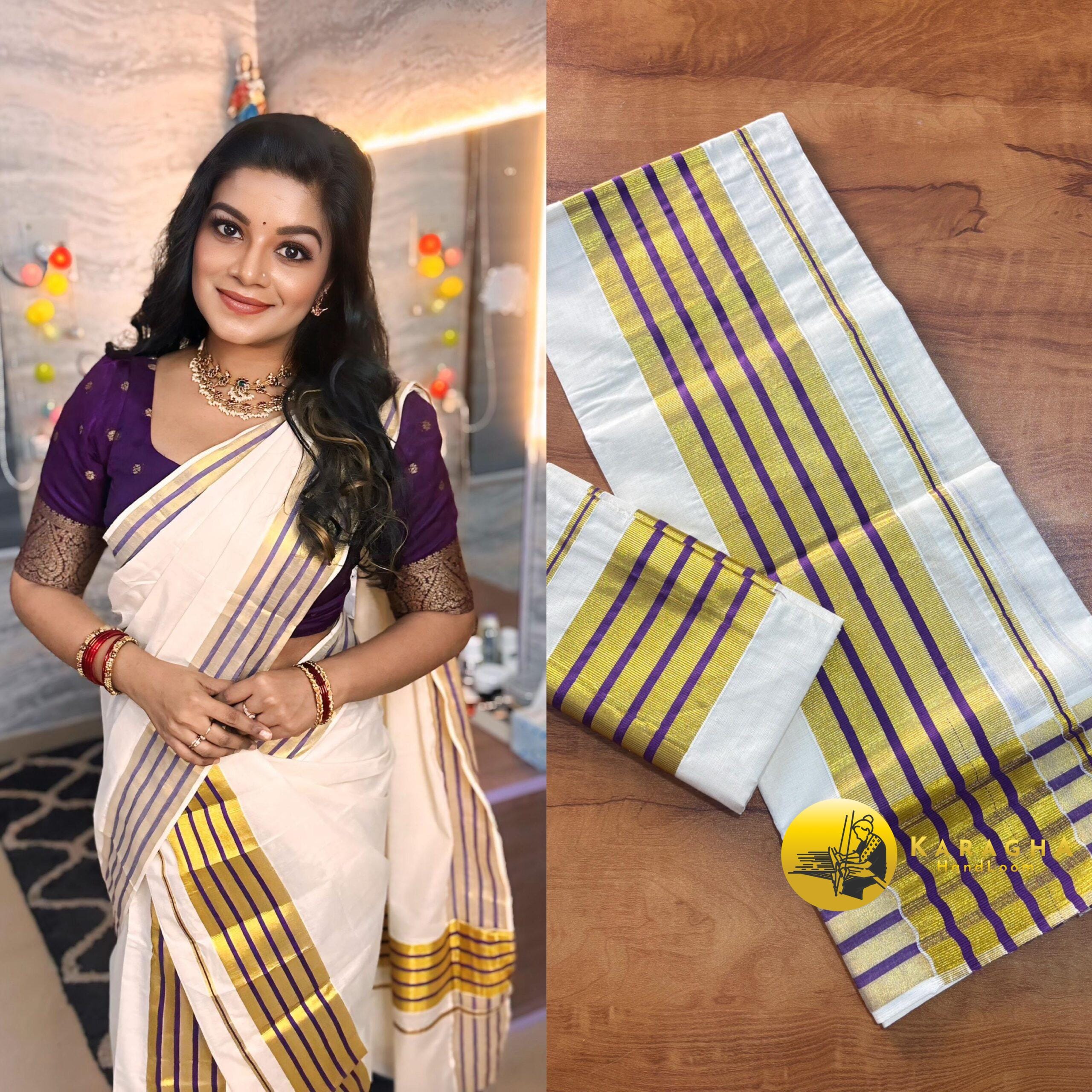 Kerala Set Mundu - Image 3