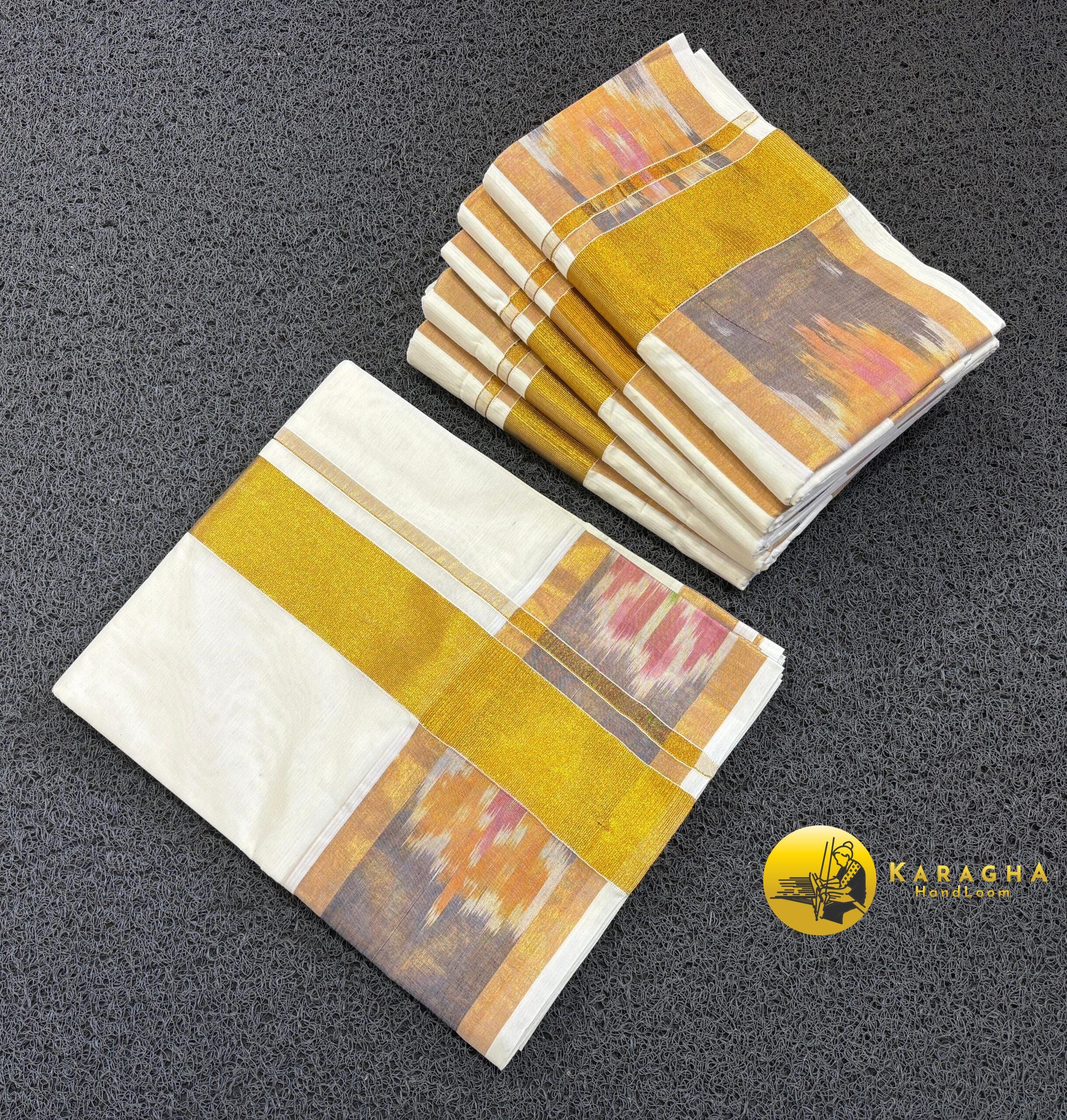 Color Border Handloom saree