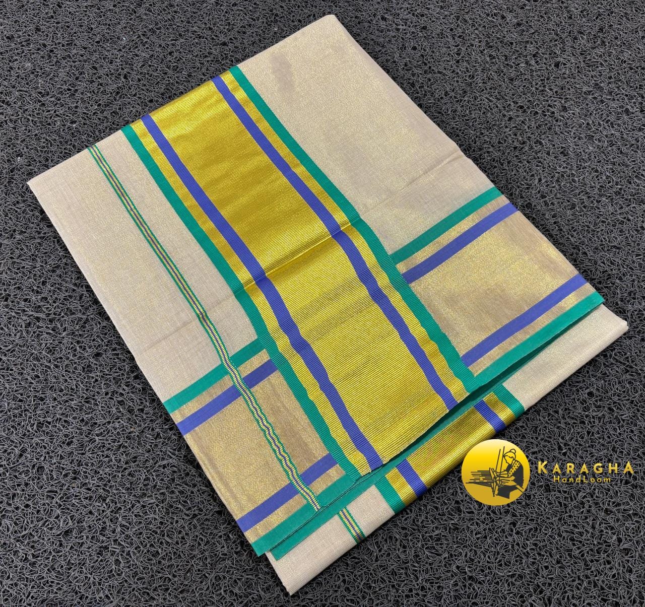 Multicolored handloom saree